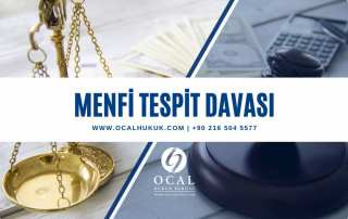 Menfi ( Olumsuz) Tespit davası ile borçlu olmadığının tespiti talep edilir.