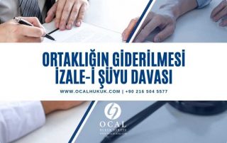Ortaklığın Giderilmesi ( İzale-i Şuyu) izale i şuyu, izaleyi şuyu ve izaleişüyu olarak isimlendirilen bu davada şuyun ( Ortaklıklığın ) giderilmesi (izalesi) sağlanmaktadır.