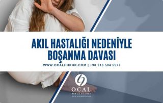Akıl Hastalığı Nedeniyle Boşanma ve Evliliğin İptali Davası şartları ve dava masrafları incelenmiştir.