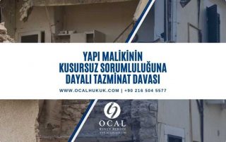 Yapı malikinin kusursuz sorumluluğuna dayalı tazminat davası şartları, dava ve avukat masrafları incelenmiştir.