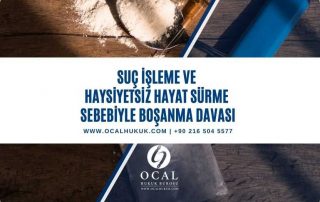 Suç işleme ve haysiyetsiz hayat sürme nedeniyle boşanma davası ve şartları incelenmiştir.